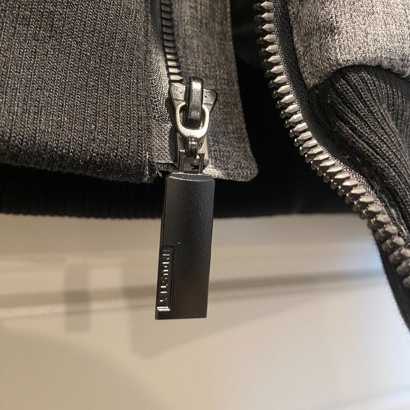 Industry TEXTURED 'ALTERNATIVE "Real" DOWN BOMBER Gray Puffer Jacket SZ: XL - Picture 8 of 16